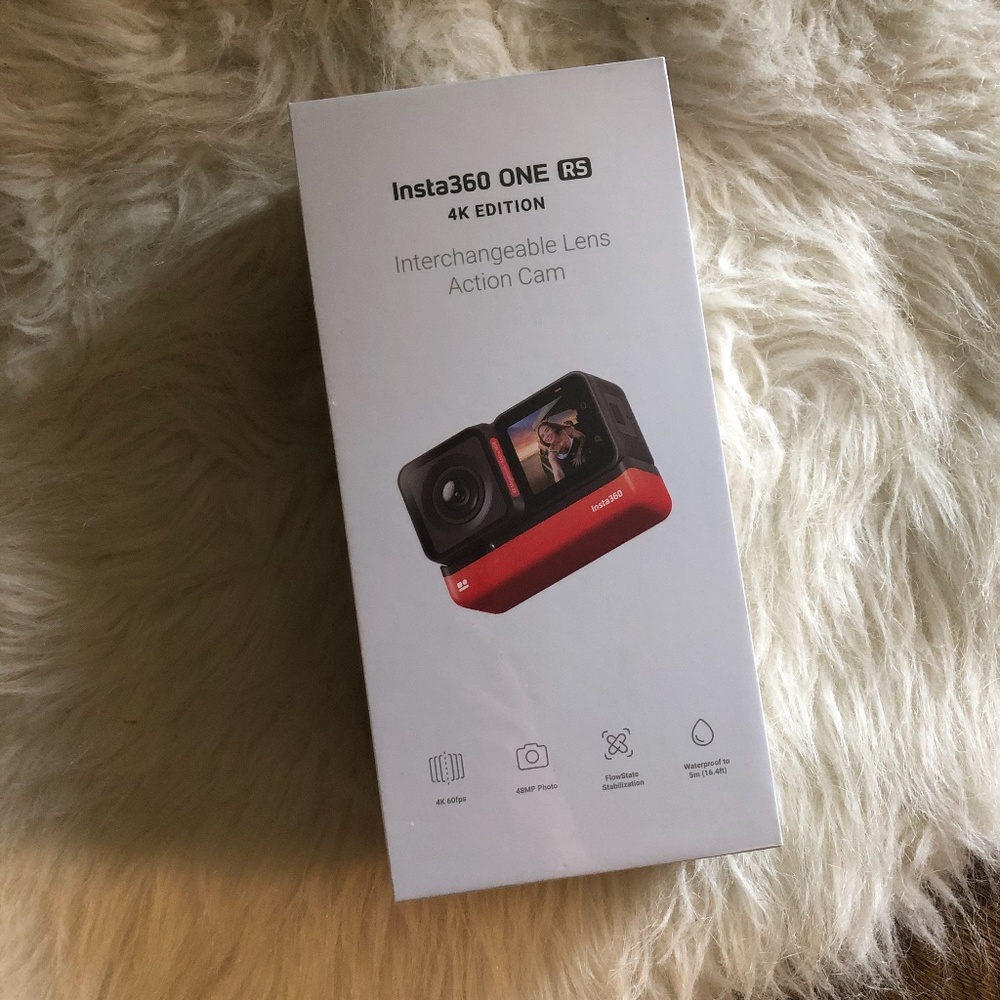 SOLD! BRAND NEW Insta360 ONE RS 4K Ed Waterproof 4K 60fps Action Cam